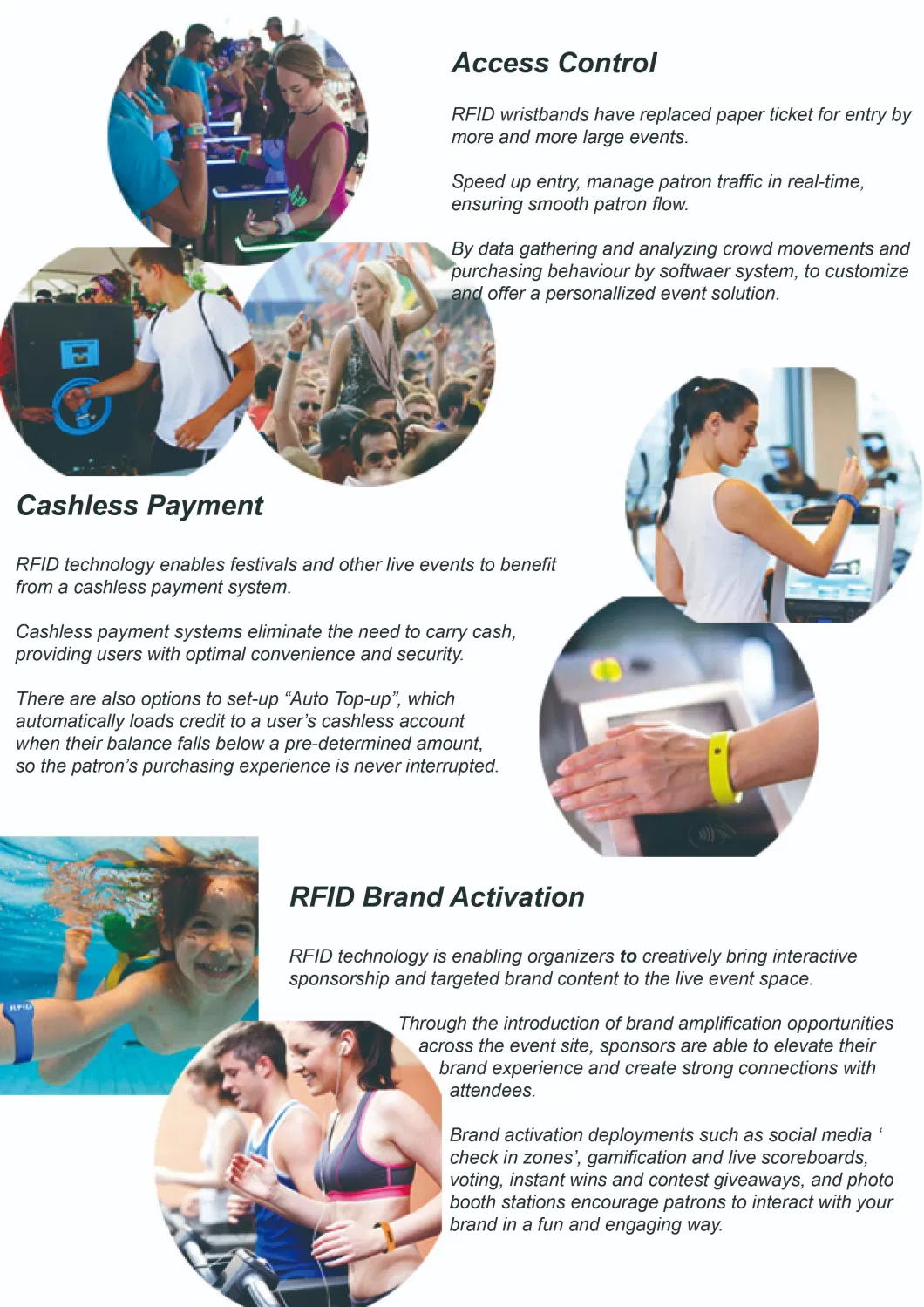 Logo Printing Adjustable Soft Silicone Wristband NFC Payment RFID Wristband