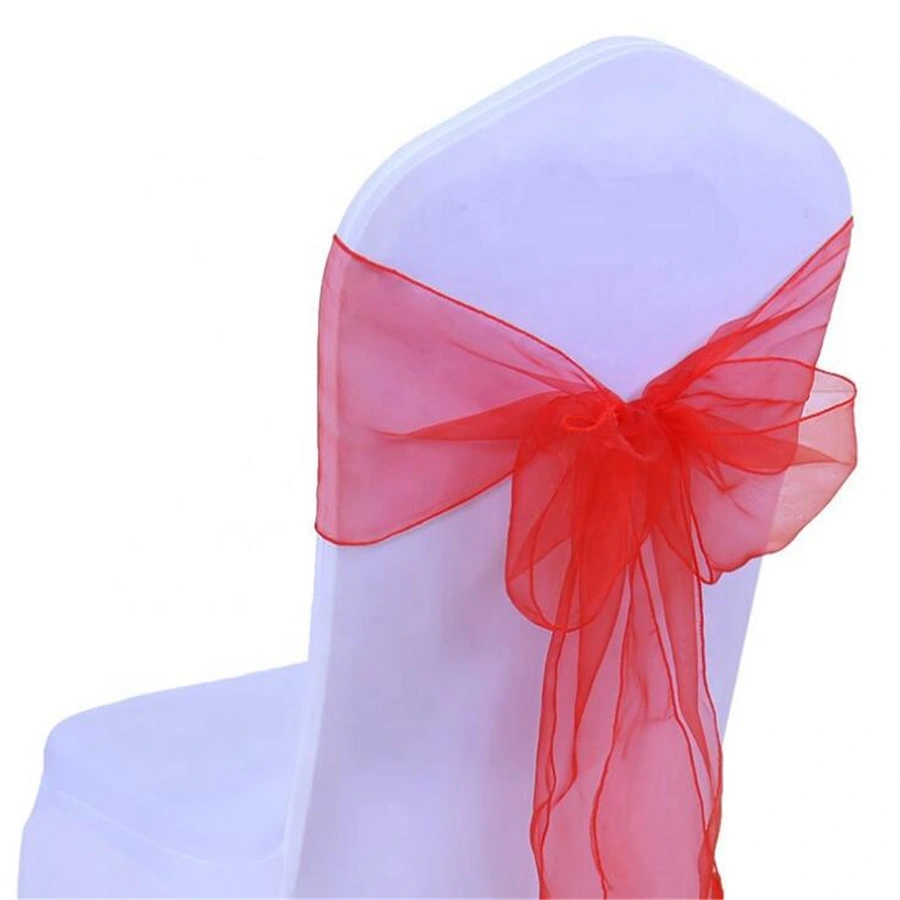 Colorful Organza Chair Sash for Wedding