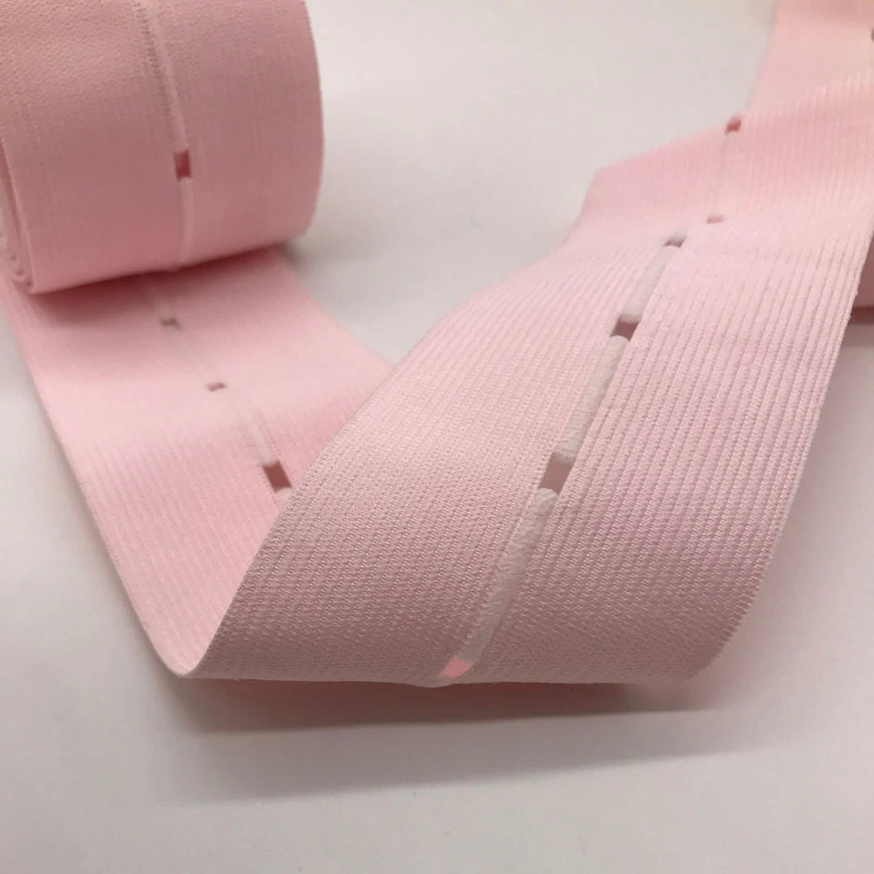 Factory Wholesale Thin Soft Nylon Spandex Buttonhole Elastic Band for Maternity Wear Fetal Heart Monitoring Belt