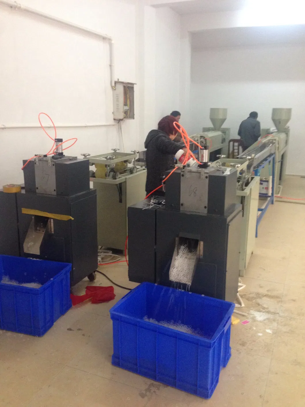 TPR/TPE/TPU Rubber Band Production Line for Tying Money/Plastic Extruder