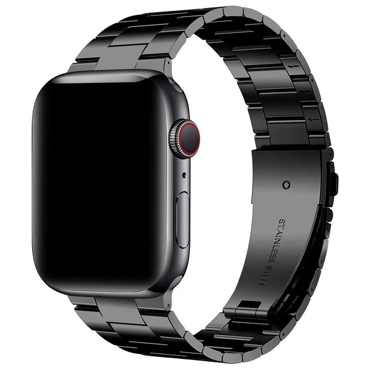 2.5mm Ultra Thin Bands 38mm 40mm Strap Stainless Steel Bands for Apple Watch 5, 42mm 44mm Metal Bracelet Adapter for Iwatch 6