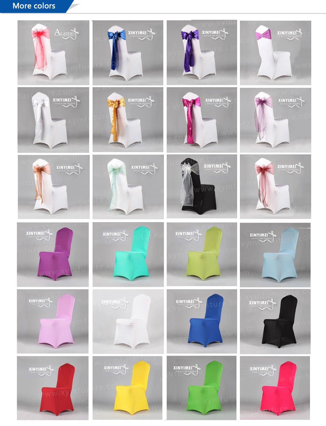 Best Sale Wedding Velvet Chair Covers Sash Plain Graduation Sashes (XYM-S19)