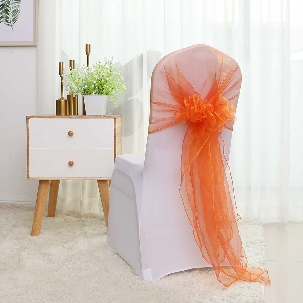 Eco-Friendly Wedding Tulle Wedding Banquet Decorative Chair Sashes