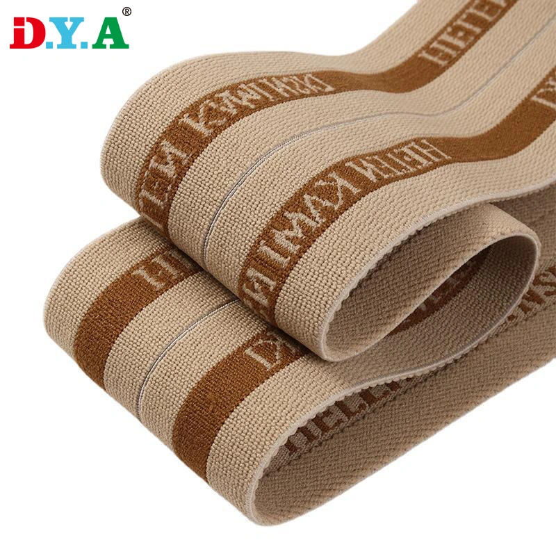 Designer Fold Over Elastic Band Color Soft Breathable Spandex Woven Polyester Elastic Band for Hat