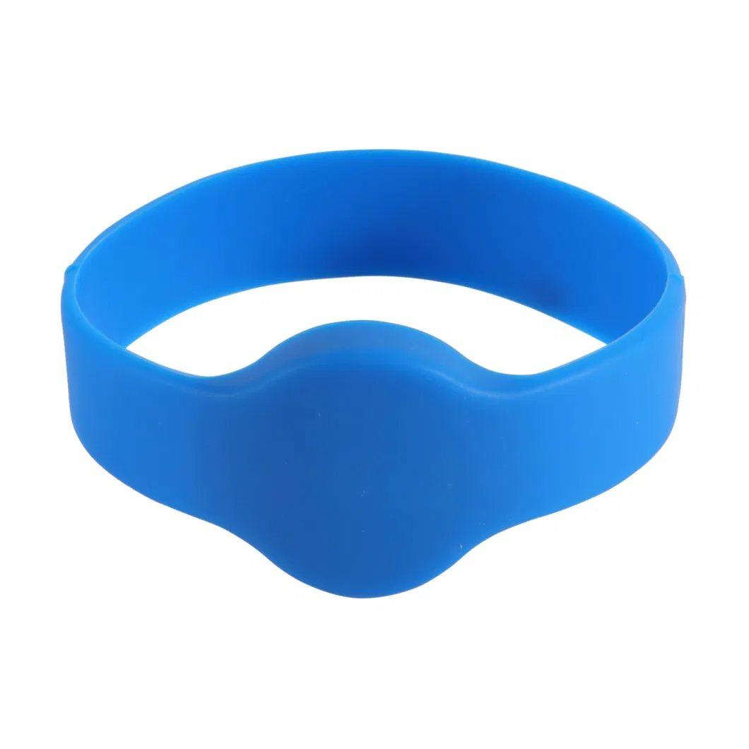 NFC Ntag213 Ntag216 Silicone RFID Bracelet Soft Rubber Custom RFID Silicone Wristband