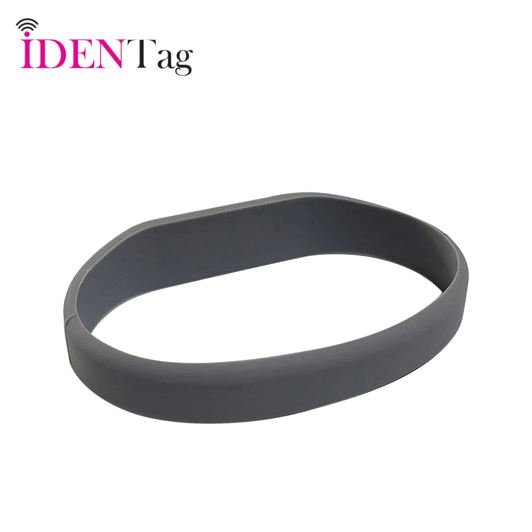 Hot Social Media Share Slim NFC Smart Wristband Band Customized Thin NFC Bracelet RFID Silicone Wristband