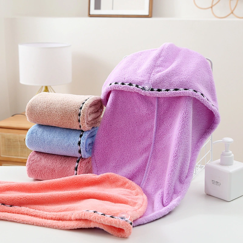 Wholesale Polyester Nylon Ultra Highly Absorbent Fast Drying Woman Microfiber Hair Turban Towel