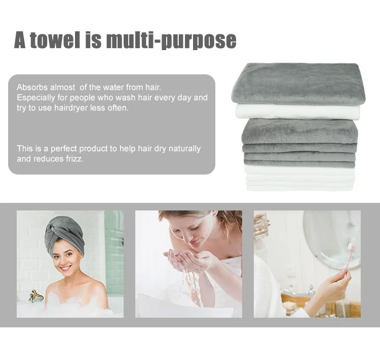 SPA Bathing Microfiber Hair Drying Towel Wrap