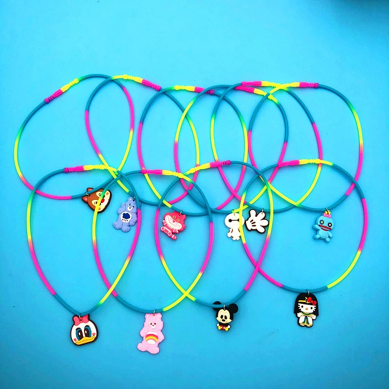 fashion jewelry Rainbow Easy Clasp Silicone Bracelet Silicone Wristband