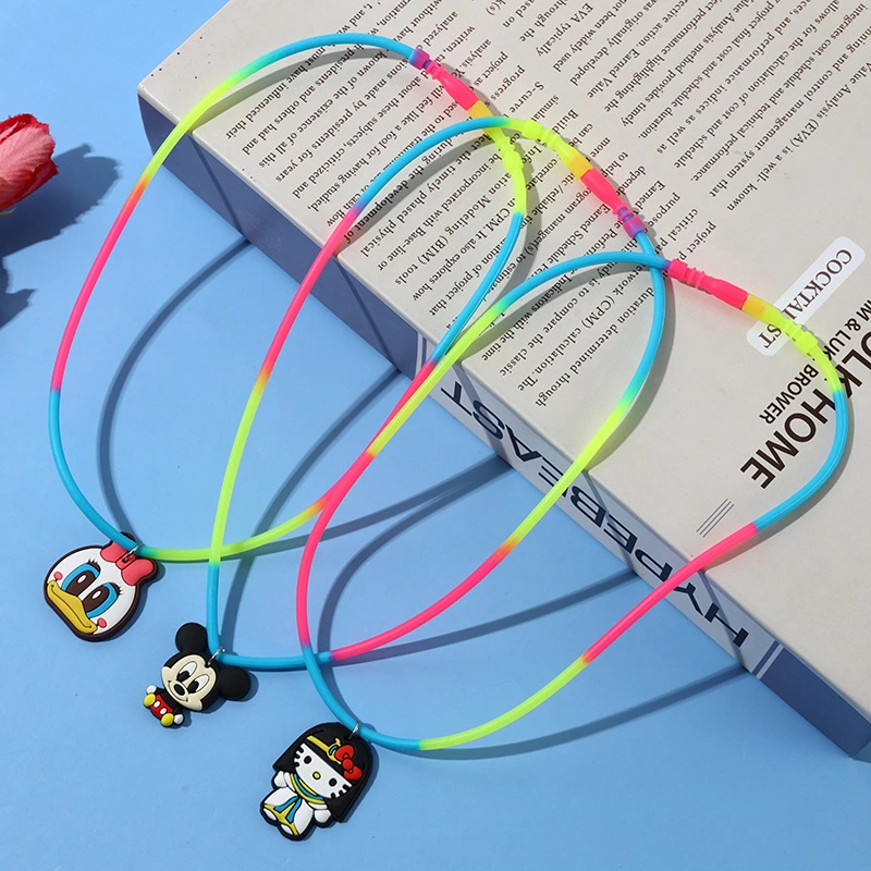 fashion jewelry Rainbow Easy Clasp Silicone Bracelet Silicone Wristband