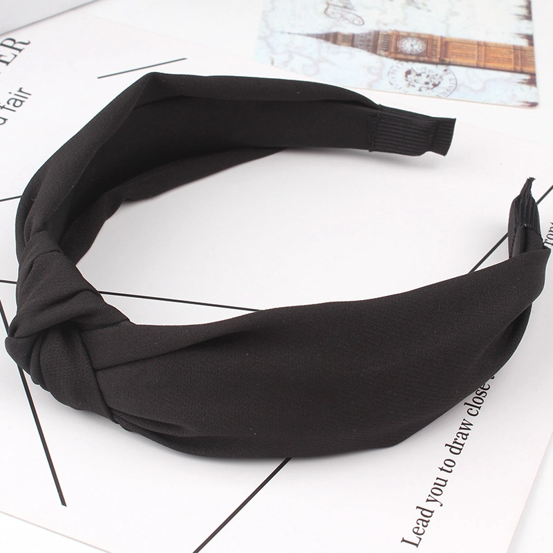 Wide Top Knot Hair Bands for Women Headdress