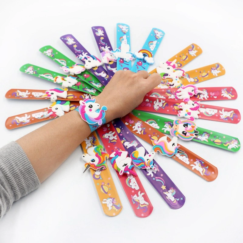 Kid Children Girl Boy Colorful Unicorn Flexible Motivational Anime Basketball Braiders Wristband