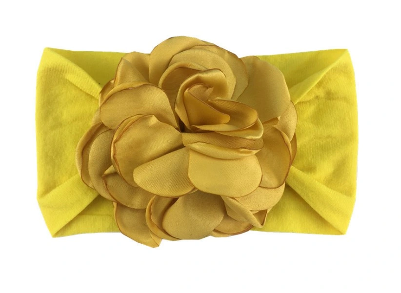 Flower Nylon Headband High-Quality Children&prime;s Baby Headwear Head Band