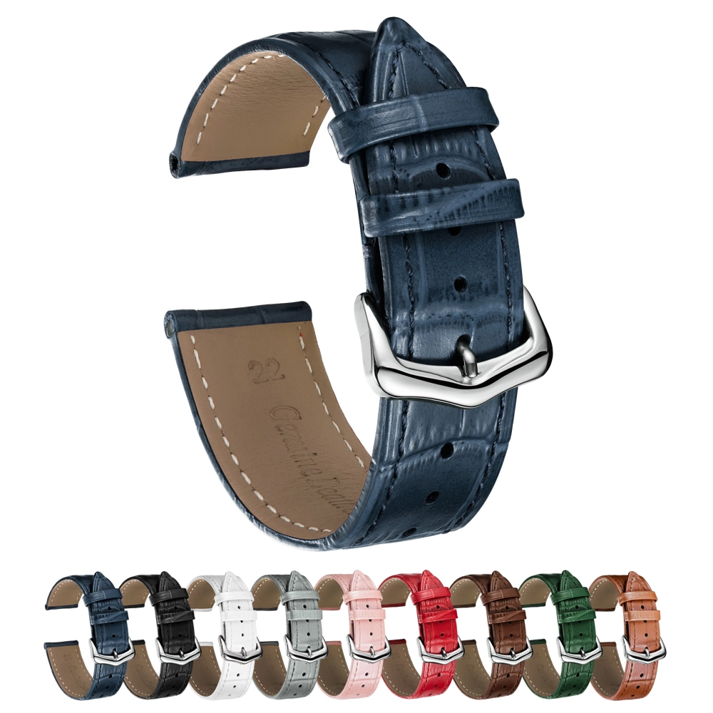 Full Size Flexible Wrist Watch Leather Straps Watches Band