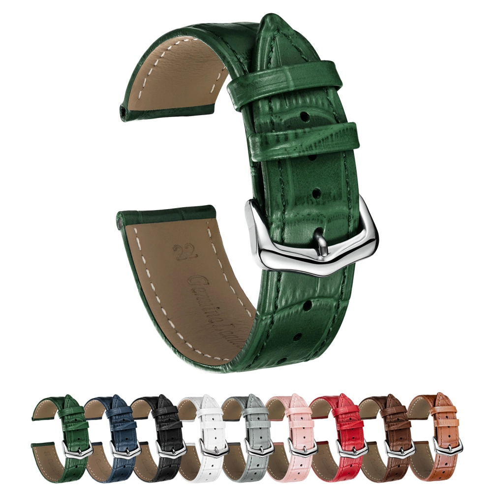 Full Size Flexible Wrist Watch Leather Straps Watches Band