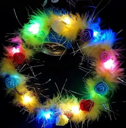 Party Hairband Accessories Fairy Princess Girls Butterfly Hairband LED Light up Butterfly Headband