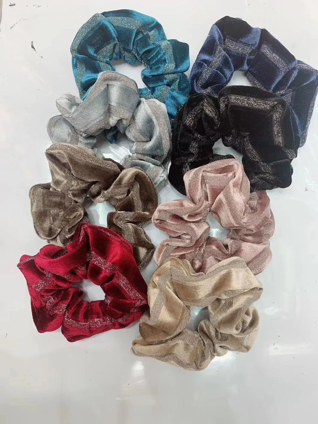 Fashion Stain Silk Cotton Chiffon Velvet Custom Printed Hair Bands