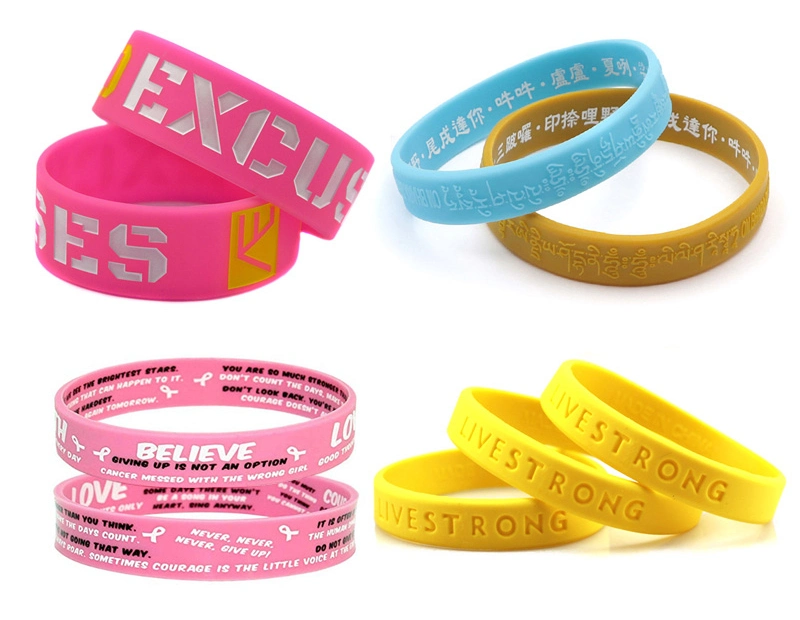 Football Themed Team Silicone Wristband