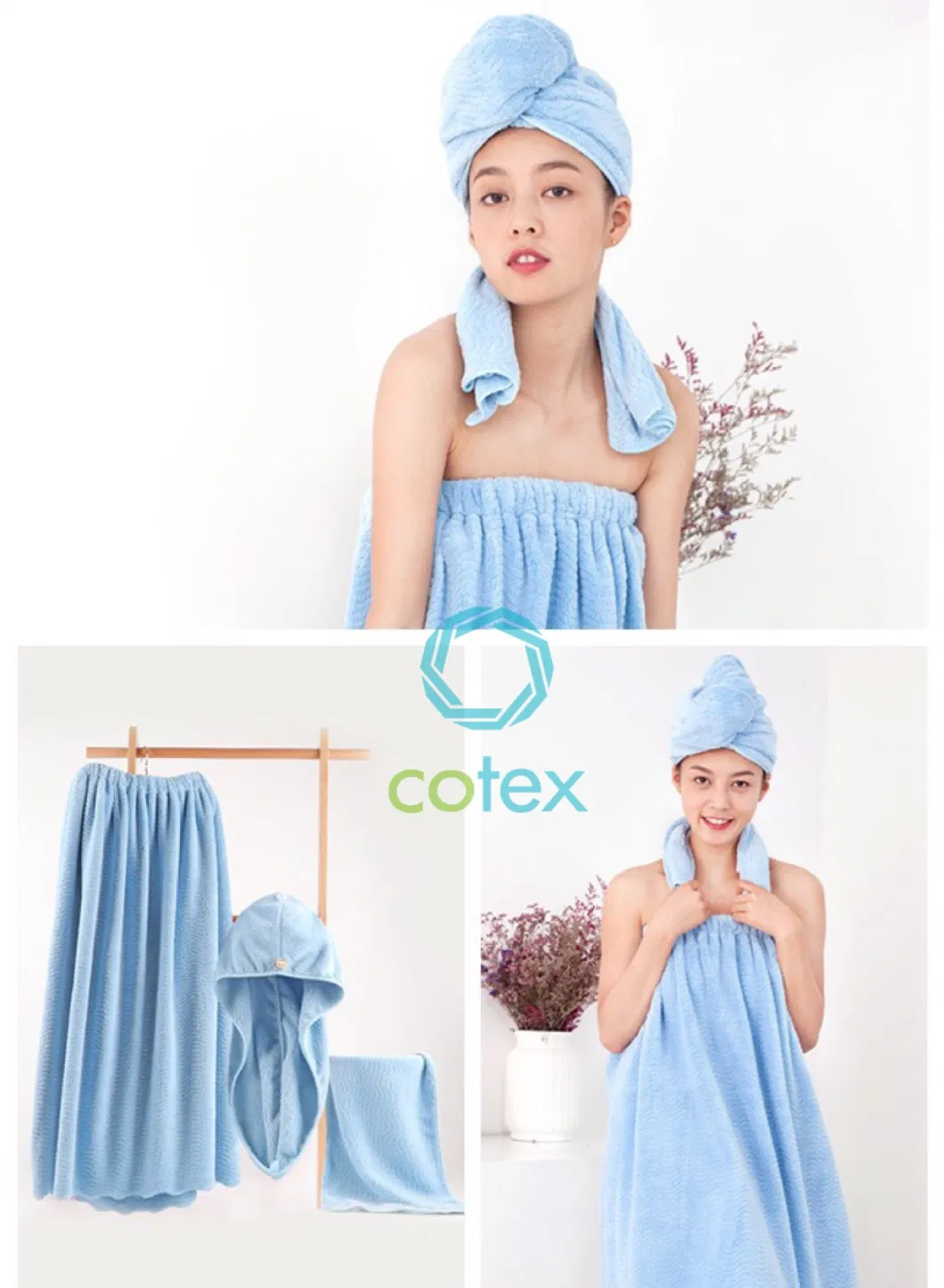 Fast Drying Microfiber Hair Towel Wrap