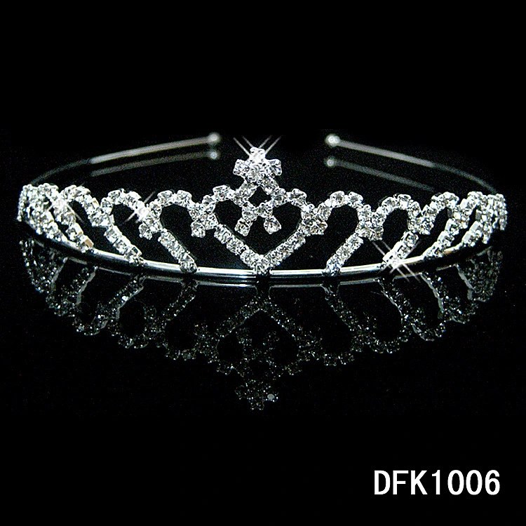 Alloy Metal Rhinestones Handmade Bridal Hair Band