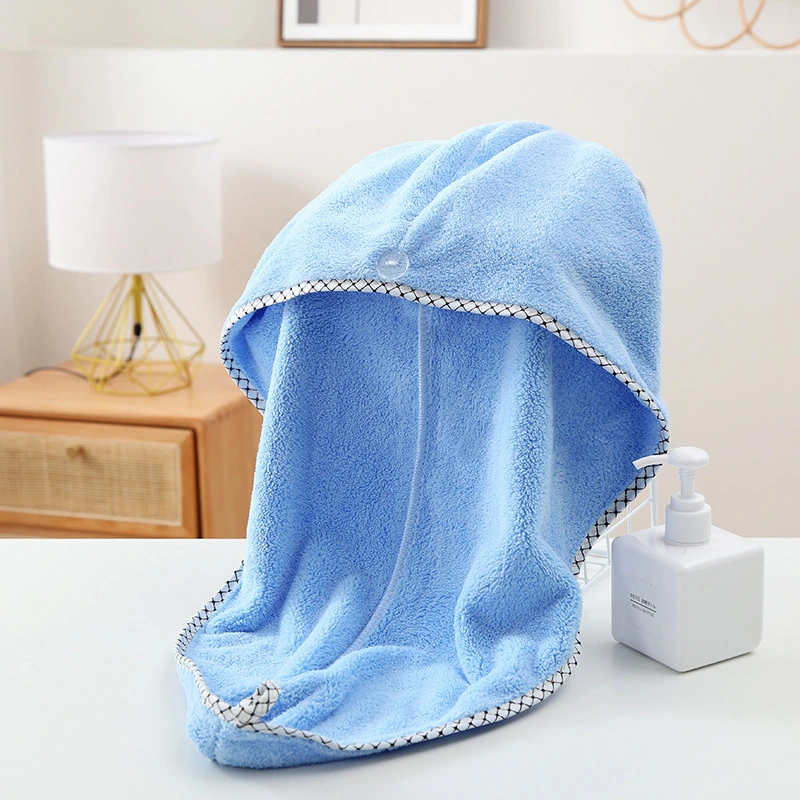 Wholesale Woman Quick Dry Bath Shower Dry Head Turban Microfiber Hair Wrap Towel