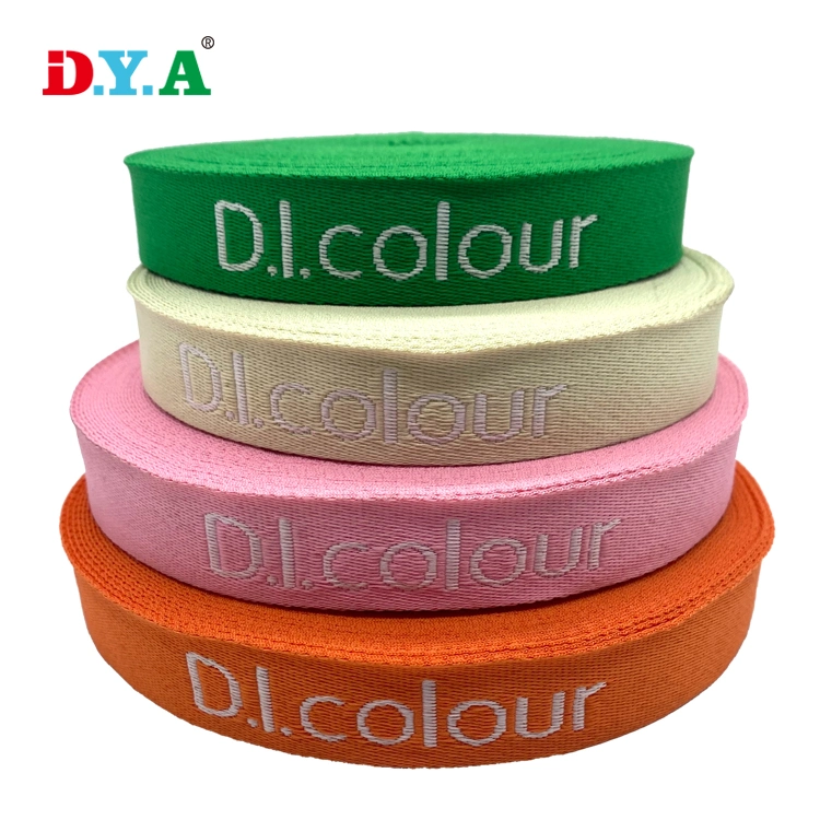 Custom Woven Label Silkscreen / Sublimation Print Webbing or Elastic Band Wristband