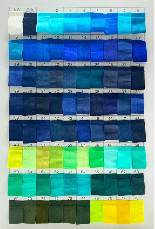 888 Color Double Fold Over Elastic Twill Stretch Band for Hair Ties Headband Bias Ribbon Binding Tape