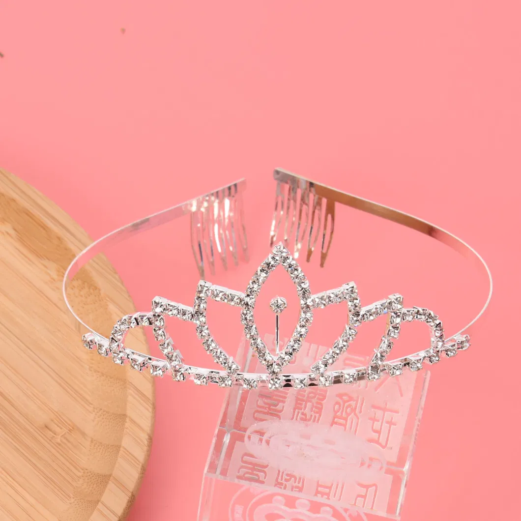 Rhinestone Diamond Princess Tiara Crown Wedding Daily Fashion Hair Band