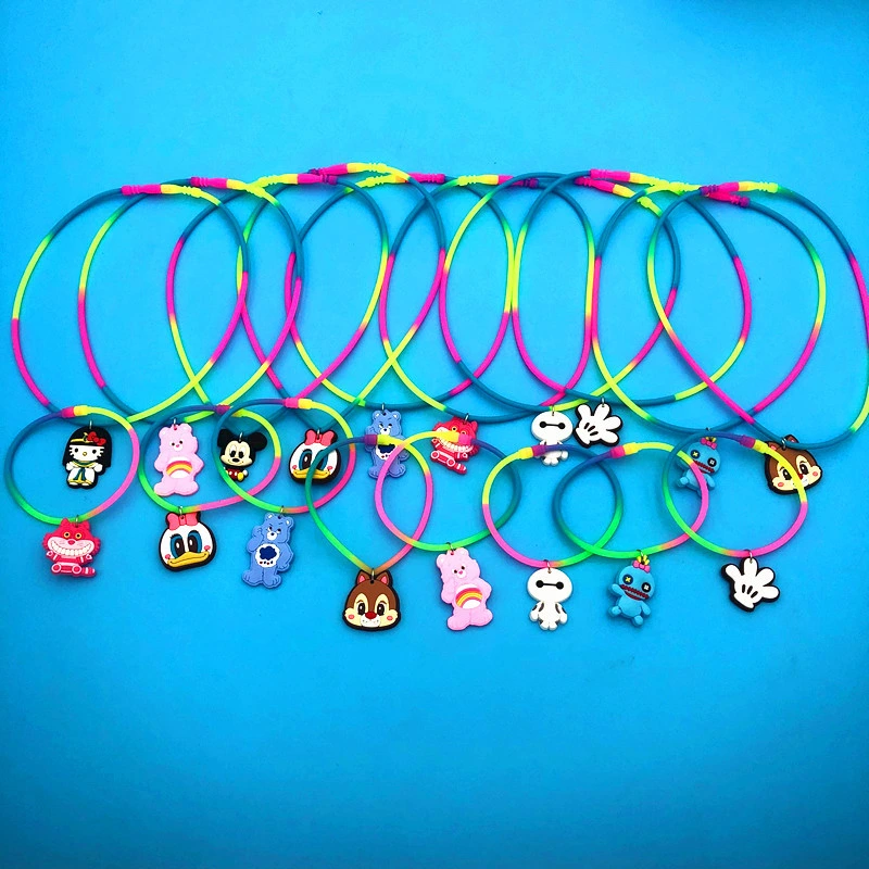 fashion jewelry Rainbow Easy Clasp Silicone Bracelet Silicone Wristband