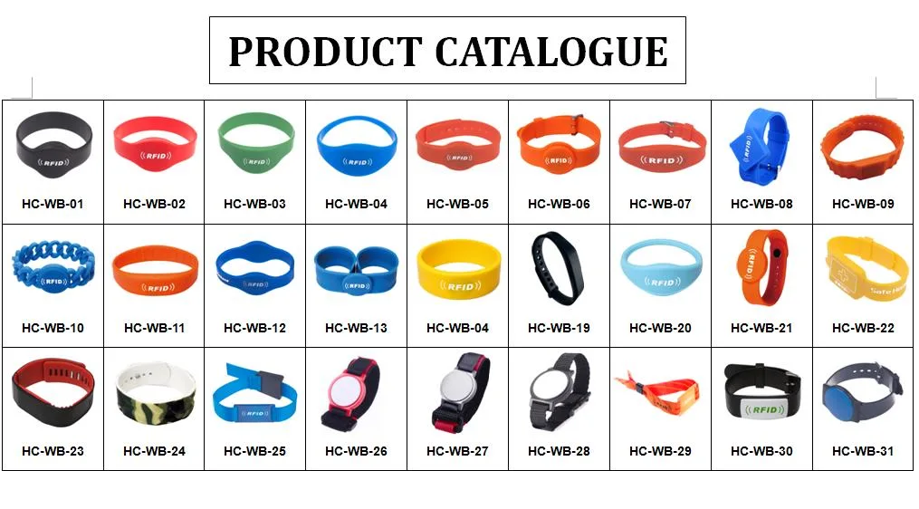 Silk-Printed Logo 125kHz Tk4100 Smart Chip Round Silicone RFID Wristband for Tracking