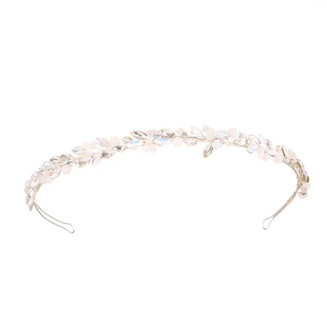 Bridal Wedding Rhinestone Tiara Hair Vine. Crystal Headband