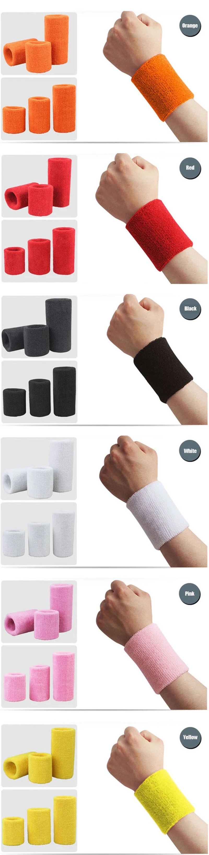 Thick Custom Terry Cloth Wrist Support/Brace/Bands for Basketball Volleyball Tennis and Other Sports