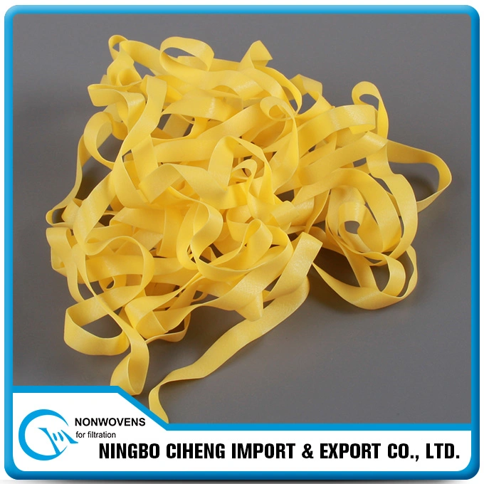 Wholesale Elastic Tape Respirator Yellow Flat TPU Elastic Band