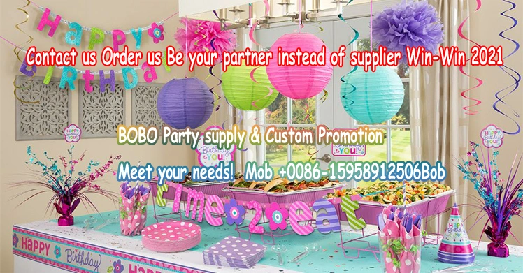 Happy Birthday Gift Wholesale Novelty Kid Party Hair Products Children&prime; S Bracelet Jewelry Set (P1038)