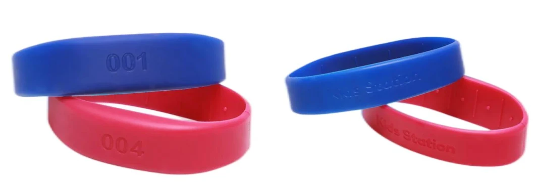 Football Sport Events Ticket Wristband Hf/NFC MIFARE 1K NFC Hf RFID Silicone Wristband