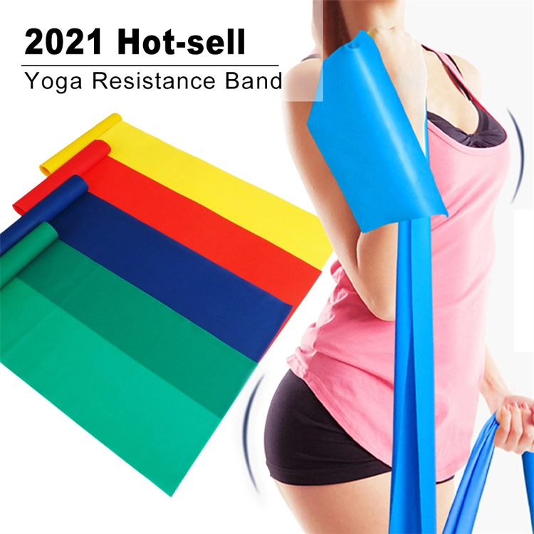 Gym Resistance Long Fitness Exercise Purple Color Yoga Tension Band