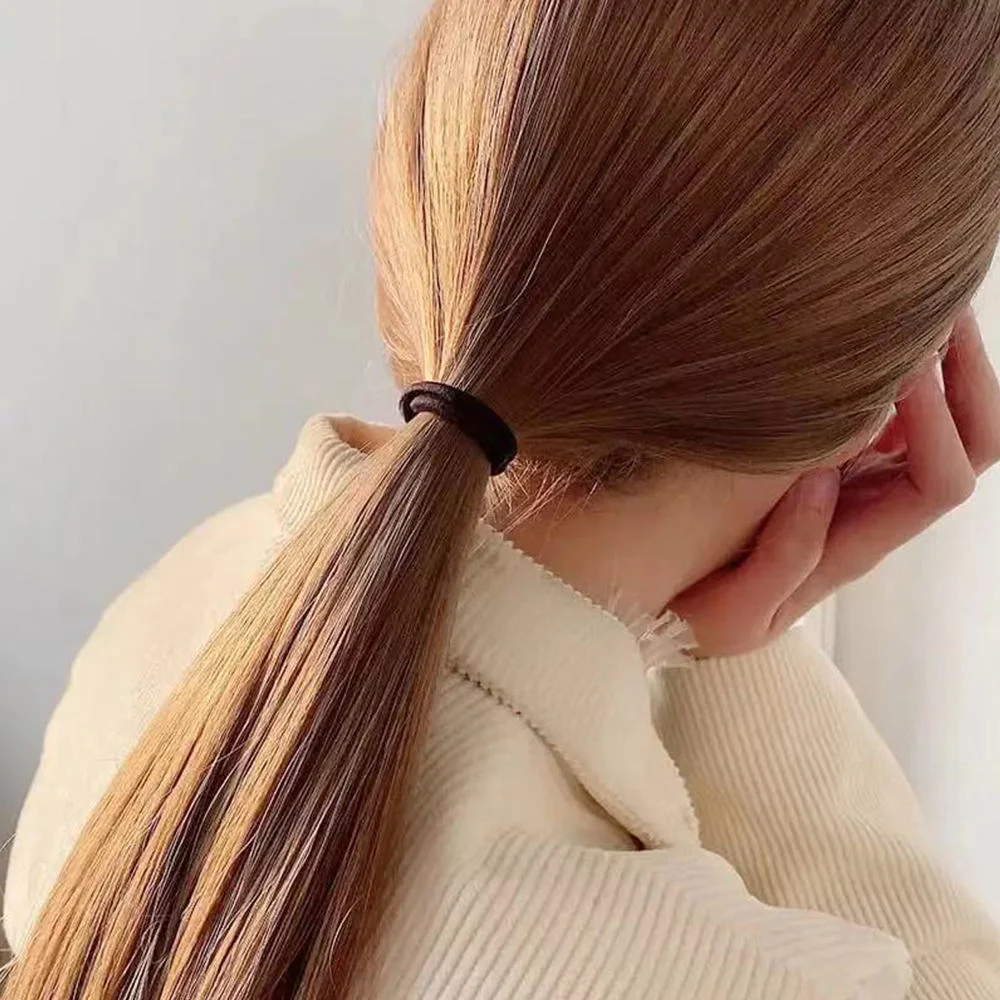 Korean Version of The Black High-Elastic and Durable Hair Band