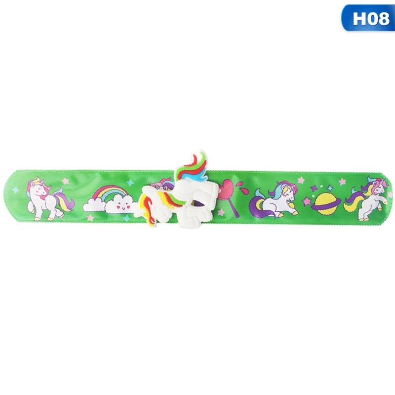 Kid Children Girl Boy Colorful Unicorn Flexible Motivational Anime Basketball Braiders Wristband