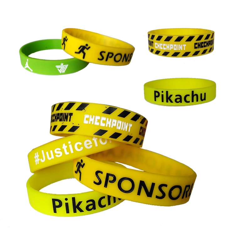 Wholesale Customized Logo Design Your Own Silicone Wristbands