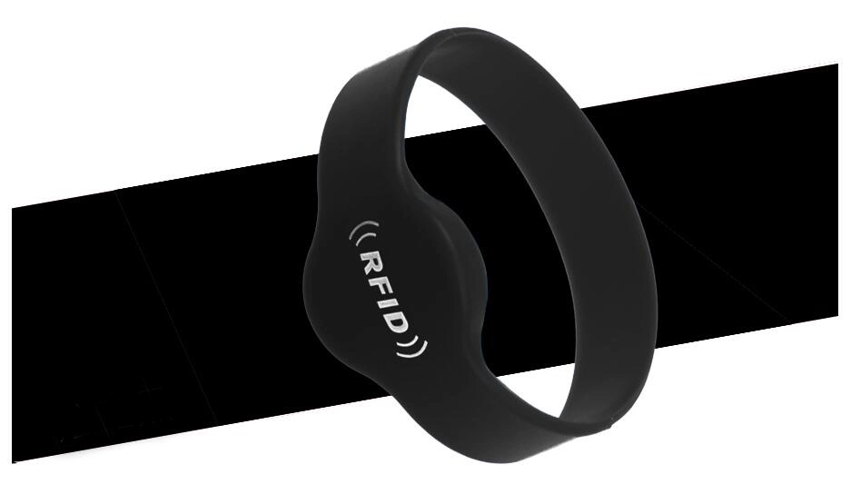 G012-70 Oblate Head 125kHz RFID Silicone Wristband with Temic T5567 Chip