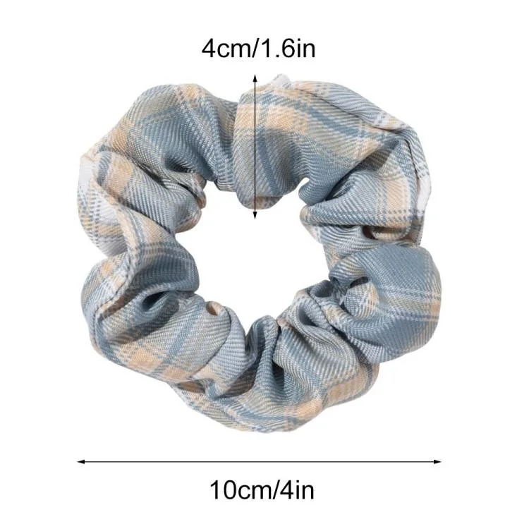 Korean New Broken Flower Double-Layer Hair Tie Bow Ribbon Large Intestine Head Band