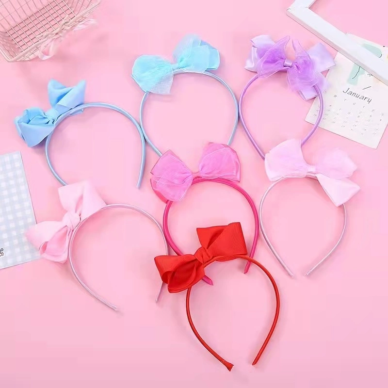 Wholesale Girl Gifts Factory Supply Girls Head-Band Bow Hair Bands