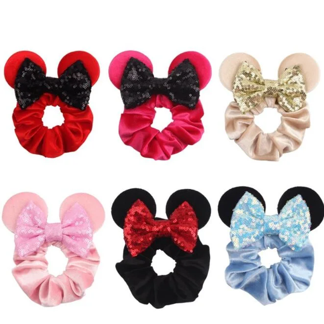 Baby Headband Bow Baby Girl Headbands Silk Scrunchie Children Adrenachrome Silk Headband