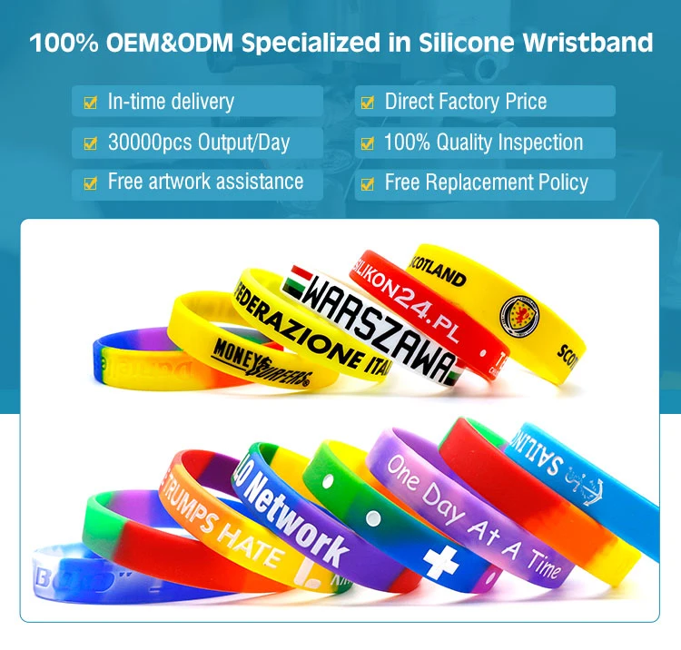 No Minimum Free Shipping Custom Japan Cartoon Tie Dye Rubber Pokemon Epilepsy Awareness Purple Silicon Bracelet DIY Stephen Curry Button Silicone Wristband