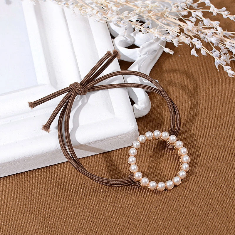 Korean Pearl Simple Hair Bands Mori Female Version of Cute Hair Bands