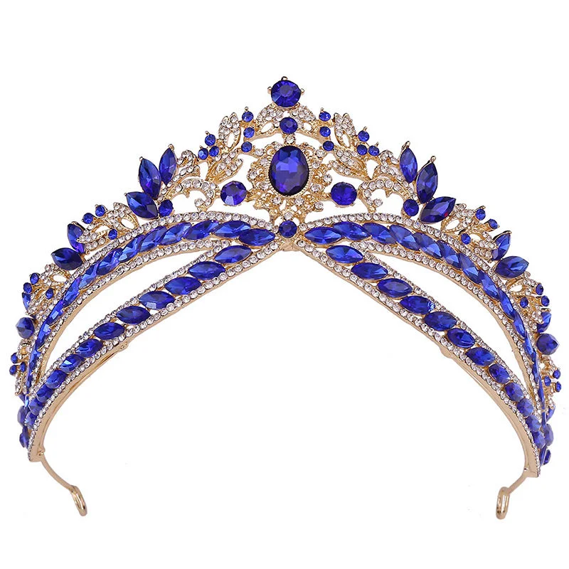 Luxury Classic Princess Tiara Queens Retro Wedding Hairbands