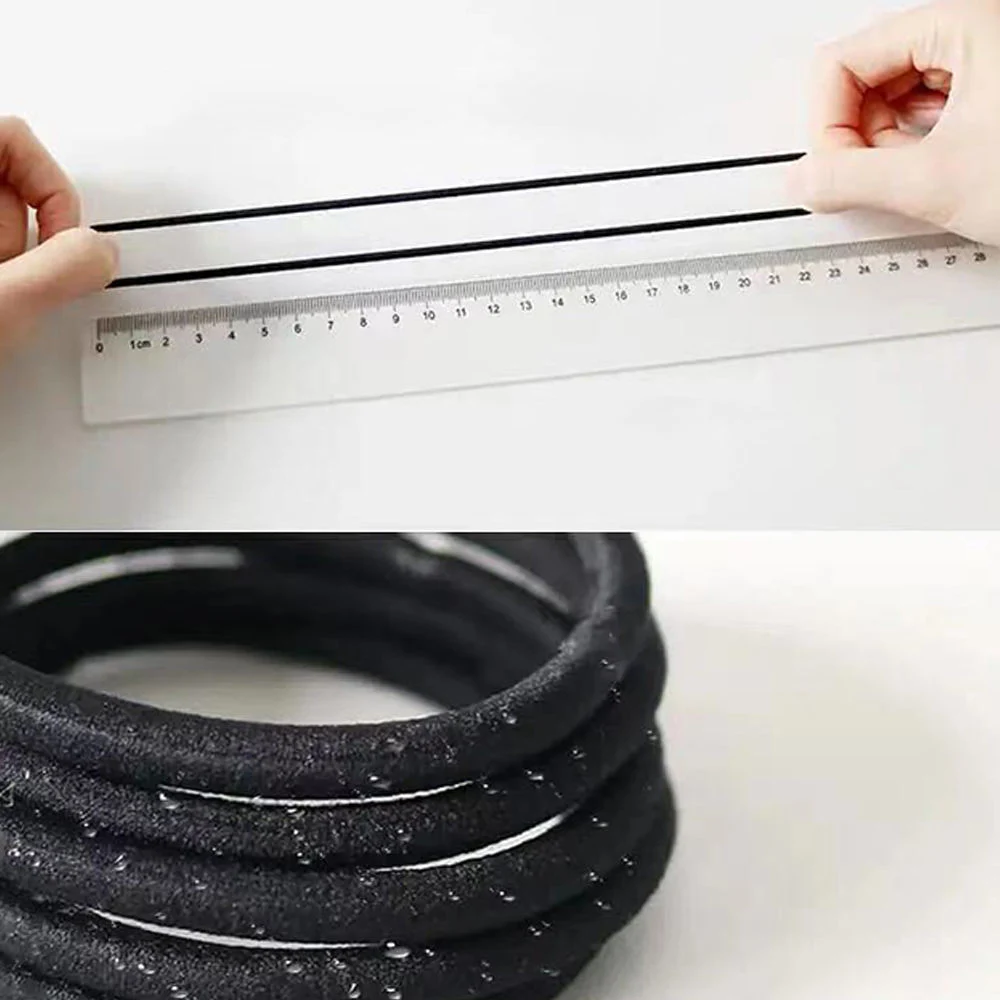 Korean Version of The Black High-Elastic and Durable Hair Band