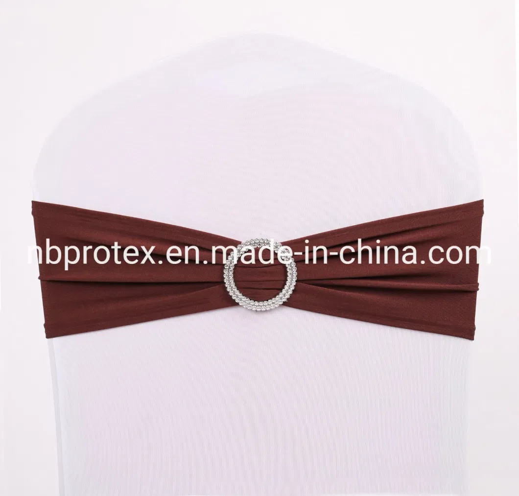 Exquisite Decorative Satin Chair Sash for Party Wedding Banquet