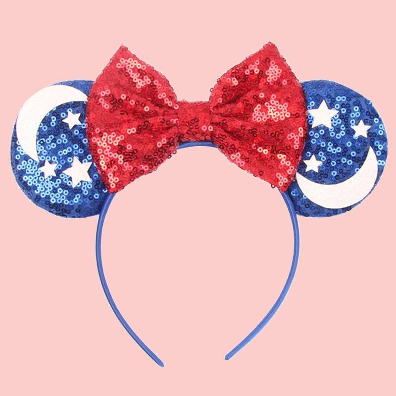 Mickey Tiara Sequin Bow Party Amazon Holiday Headband