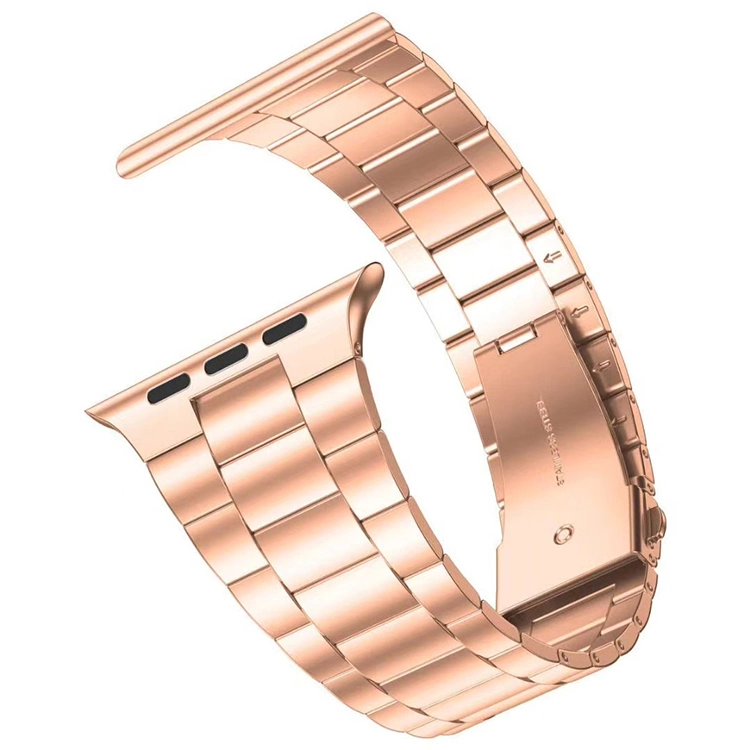 2.5mm Ultra Thin Bands 38mm 40mm Strap Stainless Steel Bands for Apple Watch 5, 42mm 44mm Metal Bracelet Adapter for Iwatch 6